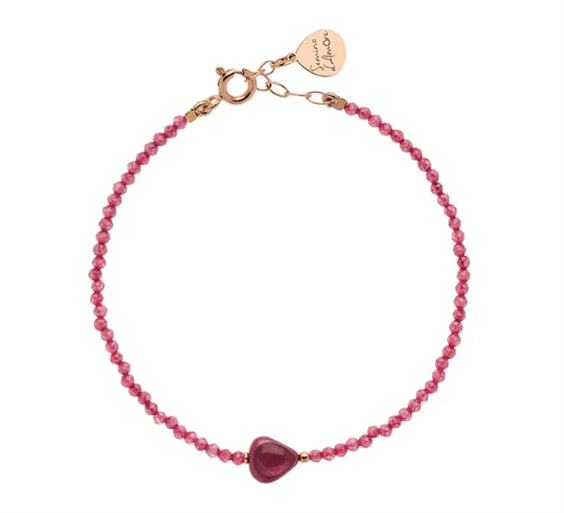Bracciale Rosso Prezioso Donna in Argento Zircone BC00523SE TOURMALINE ROSA - BC00523SE TOURMALINE ROSA